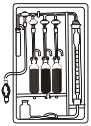 2770 Orsat Gas Analysis Apparatus