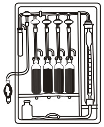 2775 Orsat Gas Analysis Apparatus