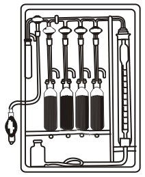 2775 Orsat Gas Analysis Apparatus