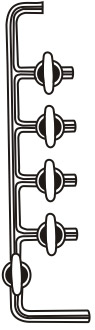 2795 Spare Manifold for Four Test Cat No. 2770 & 2775