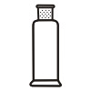1325 Bottle only for Gas Washing Bottle