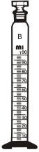 1660 Cylinder Graduated, Single Metric Scale with interchangeable Stopper