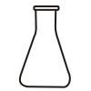 1765 Flask Conical, Micro N.M.