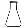 1771 Flask Conical, Erlenmeyer N. M. AMBER