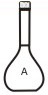 1835 Flask, Volumetric with screw cap class ‘A’