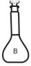1840 Flask, Volumetric wide Neck, class B 