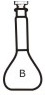1840 Flask, Volumetric wide Neck, class ‘B’