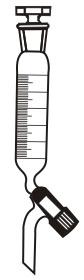 1950 Funnel Separating, with Rota flow Plug, Cylinderical Graduated with interchangeable stopper