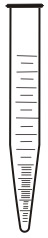 2295 Centrifuge Tube, Graduated with Rim conical bottom